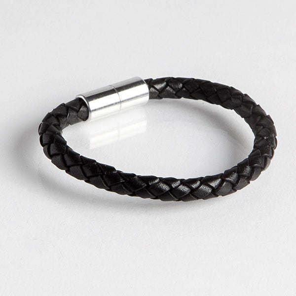 leather bracelet white